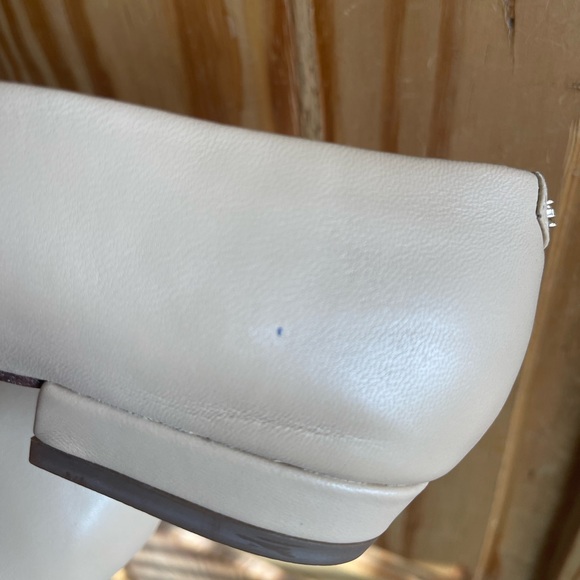 Sam Edelman Janina Beige Embellished Buckle Flats Size 8 - Picture 7 of 8